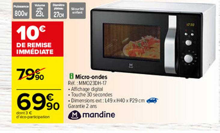 micro-ondes mandine