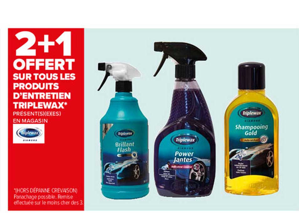 produits d'entretien triplewax