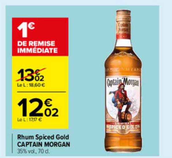 Rhum Spiced Gold Captain Morgan