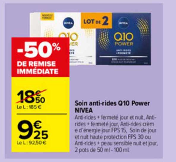soin anti-rides q10 power nivea