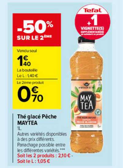 Thé Glacé Pêche Maytea