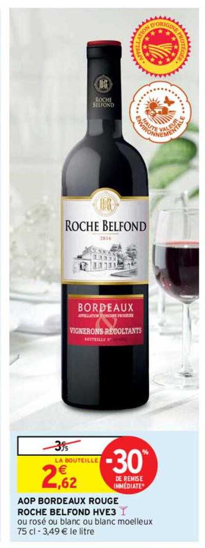 aop bordeaux rouge roche belfond hve3