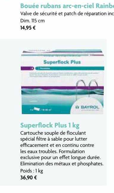 bouée rubans arc-en-ciel rainbow ribbon , superflock plus 1 kg