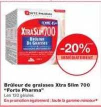 brûleur de graisses xtra slim 700 "forte pharma"