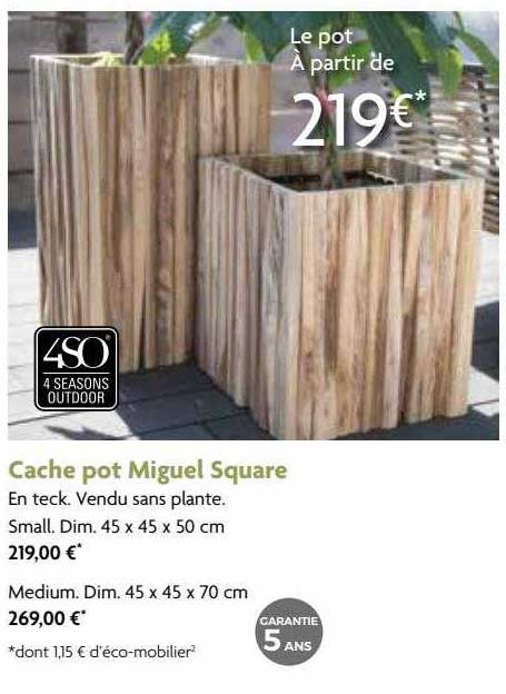 cache pot miguel square