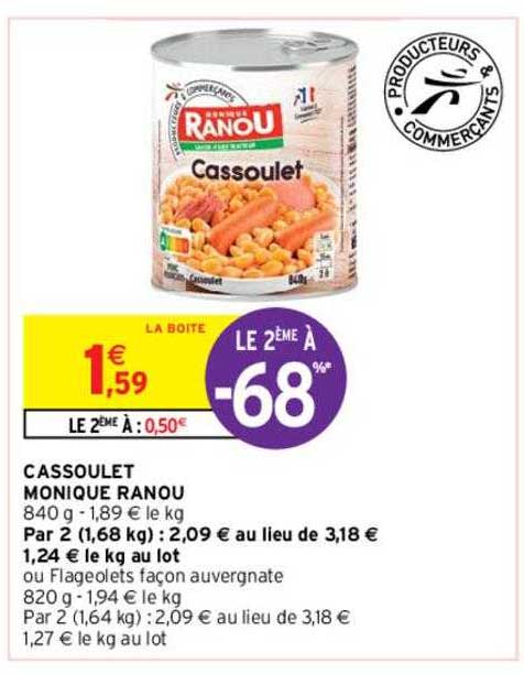 cassoulet monique ranou