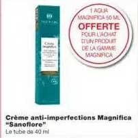 Crème Anti-imperfections Magnifica "sanoflore"