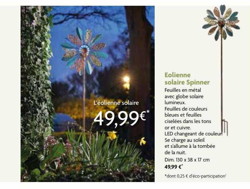 éolienne Solaire Spinner