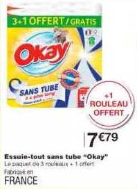 essuie-tout sans tube "okay"
