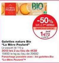 galettes nature bio "la mère poulard"