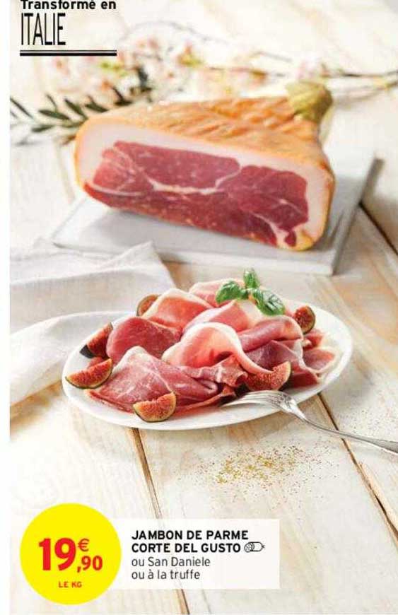 jambon de parme corte del gusto