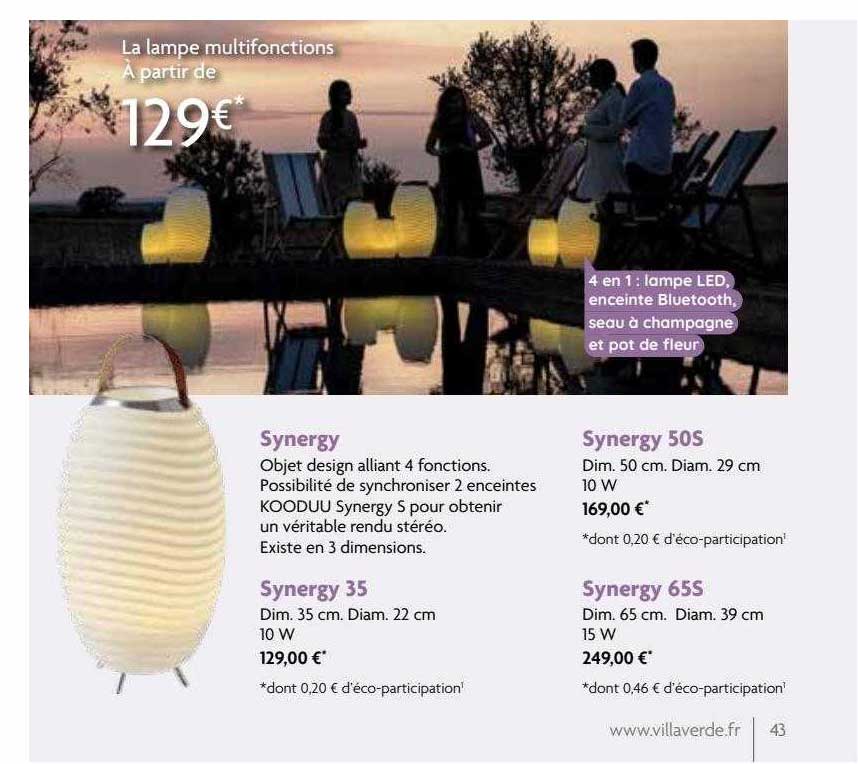 la lampe multifonctions, synergy, synergy 35, synergy 50s, synergy 65s