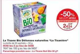 la tisane bio défenses naturelles "la tisanière"