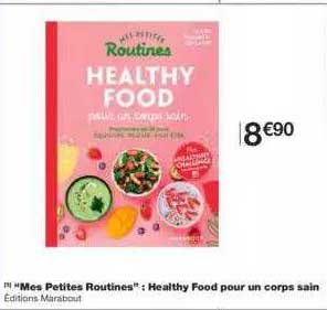 mes petites routines : healthy food pour un corps sain
