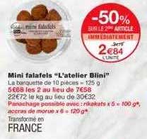 mini falafels "l'atelier blini"
