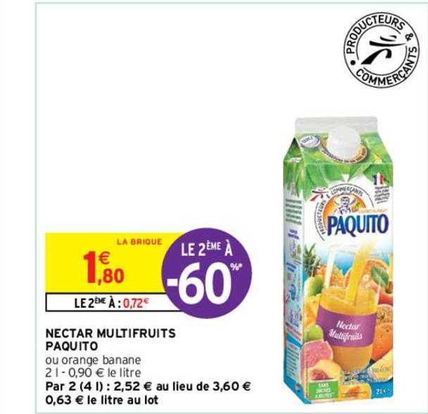 Nectar Multifruits Paquito
