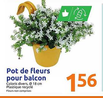 pot de fleurs pou balcon