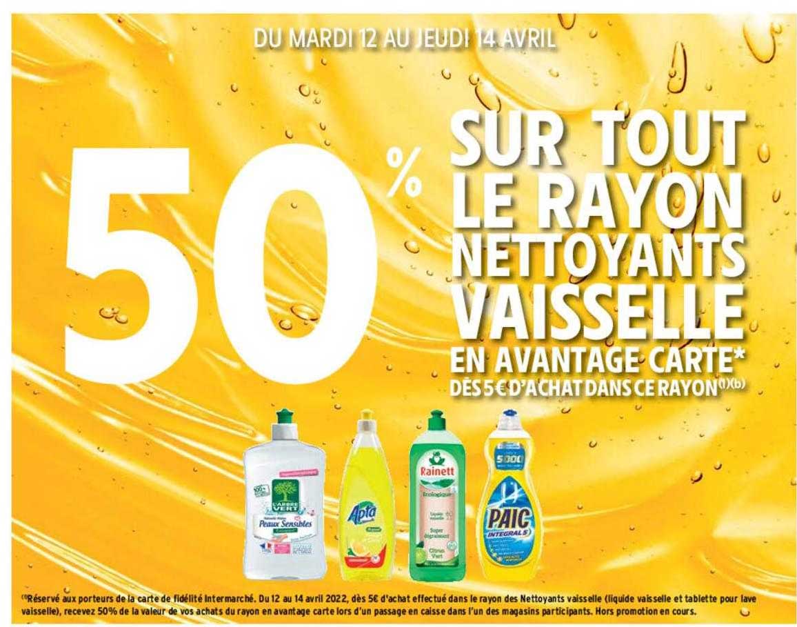 rayon nettoyants vaisselle