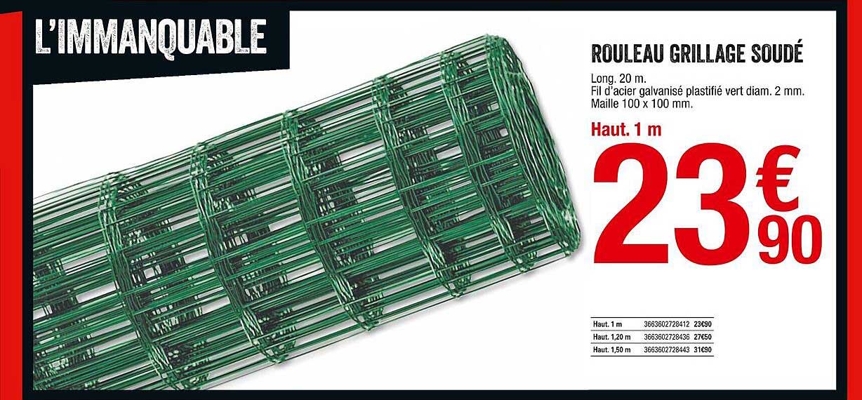 Rouleau Grillage Soudé