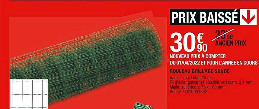 Rouleau Grillage Soudé