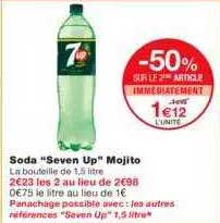 soda "seven up" mojito