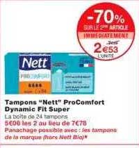 Tampons "nett" ProComfort Dynamic Fit Super