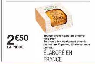 tourte provençale au chèvre "my pie"