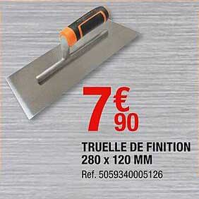 truelle de finition 280 x 120 mm