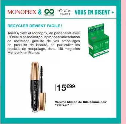 volume million de cils baume noir "l'oréal"