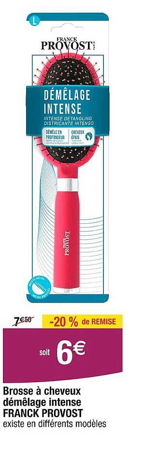 brosse à cheveux démêlage intense franck provost