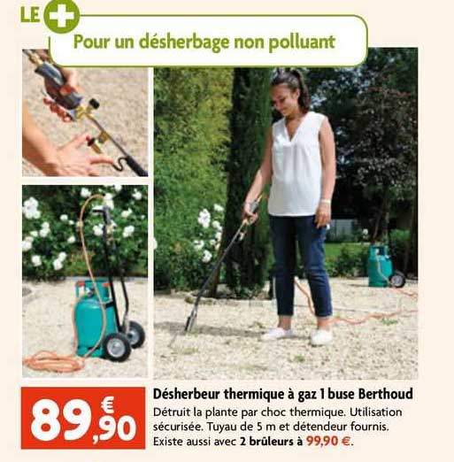 désherbeur thermique à gaz 1 buse berthoud