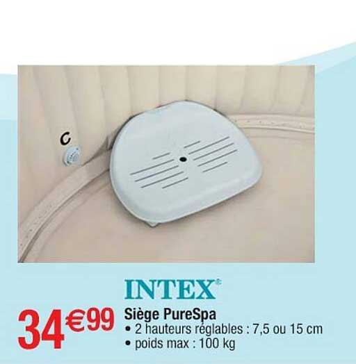 siège pureSpa intex