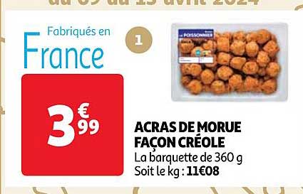 acras de morue façon créole