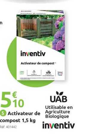 activateur de compost 1,5 kg inventiv
