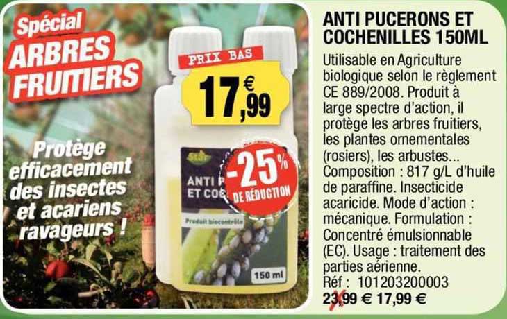 anti pucerons et cochenilles 150ml