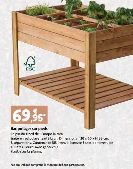 Bac Potager Sur Pieds