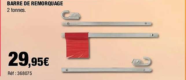 barre de remorquage