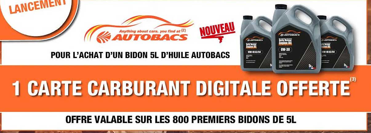 bidon 5 l d'huile autobacs