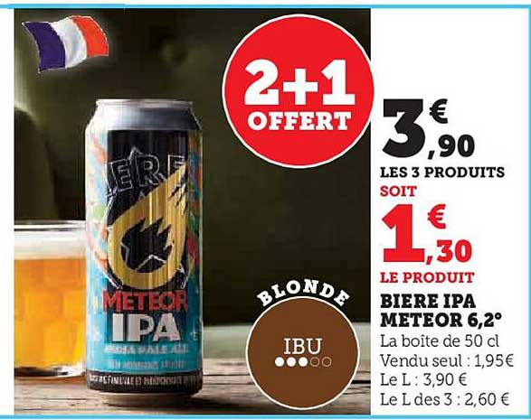 bière ipa météor 6,2°