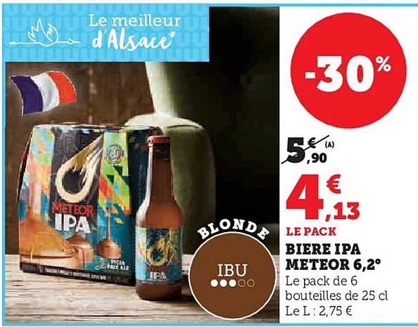 bière ipa météor 6,2°