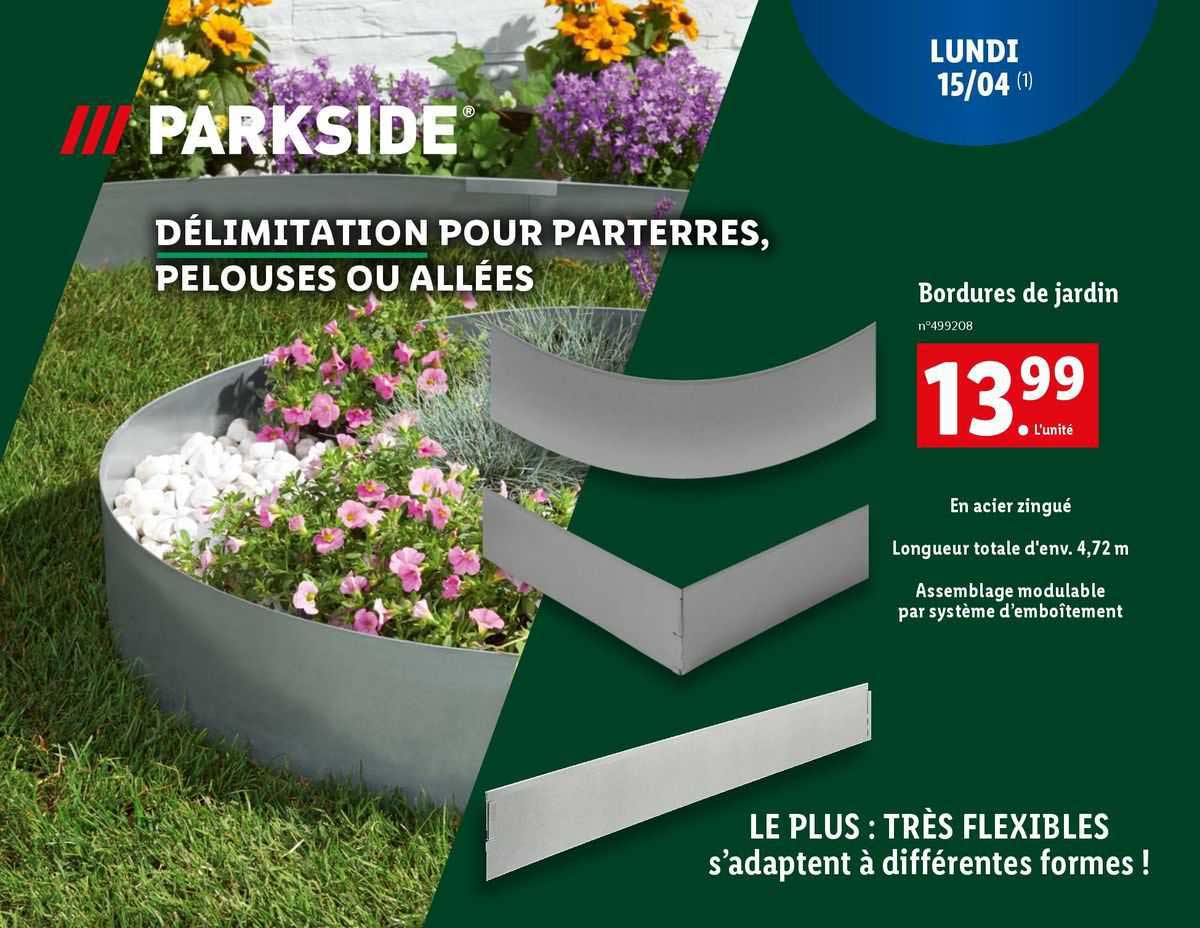 bordures de jardin parkside
