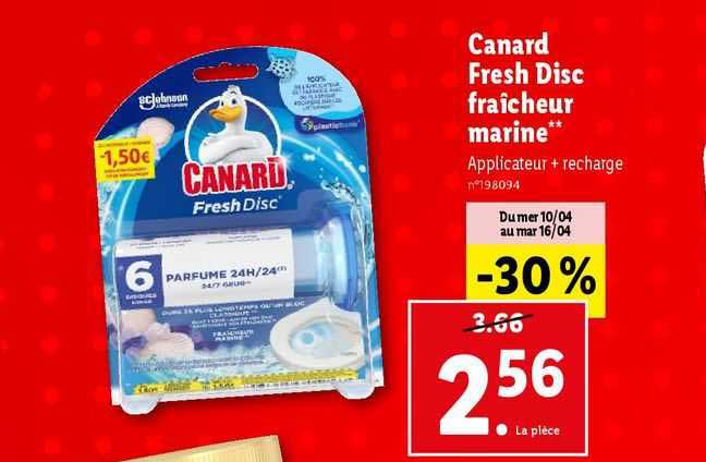 canard fresh disc fraîcheur marine