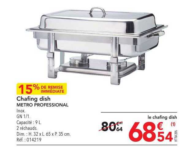 chafing dish metro professional