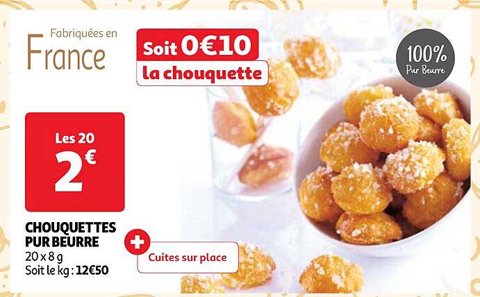Chouquettes Pur Beurre