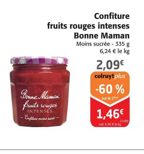 Confiture Fruits Rouges Intenses Bonne Maman