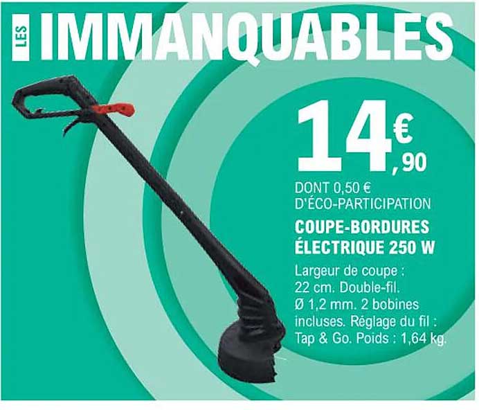 coupe-bordures électrique 250 w