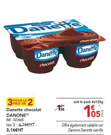 Danette Chocolat Danone