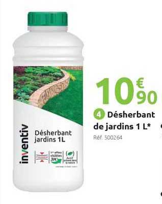 Désherbant De Jardins 1 L Inventiv