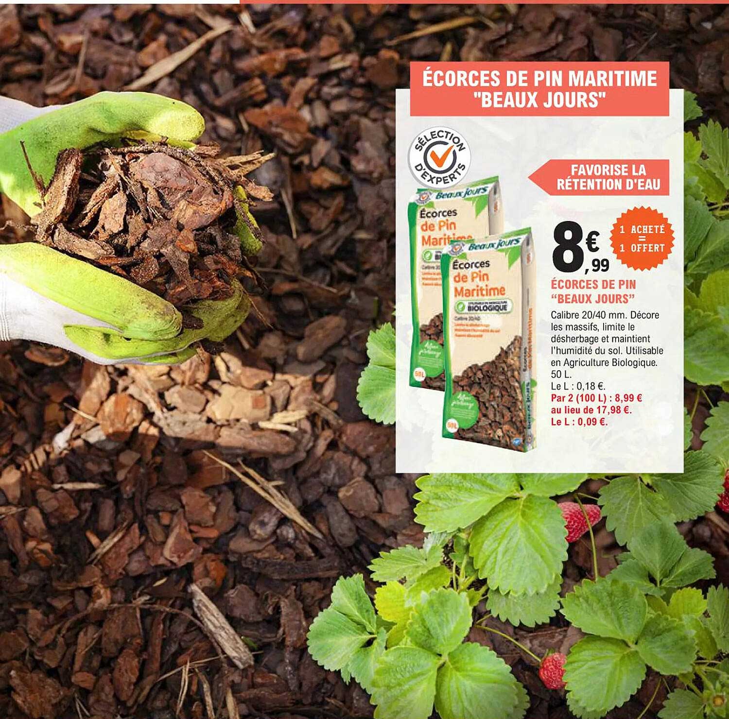 écorces de pin "beaux jours"