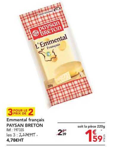 Emmental Français Paysan Breton